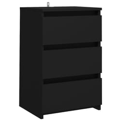 VidaXL 806213 nightstand/bedside table Black