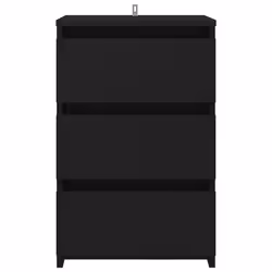 VidaXL 806214 nightstand/bedside table Black - Additional view 4