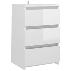 VidaXL 806223 nightstand/bedside table White