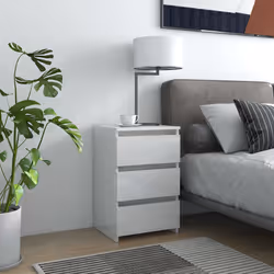 VidaXL 806223 nightstand/bedside table White