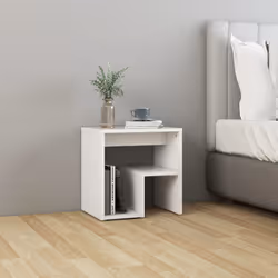 VidaXL 806328 nightstand/bedside table White