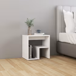 VidaXL 806329 nightstand/bedside table White