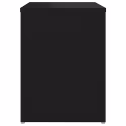 VidaXL 806330 nightstand/bedside table Black - Additional view 4