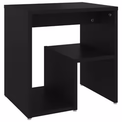 VidaXL 806331 nightstand/bedside table Black