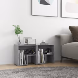 VidaXL 806337 nightstand/bedside table Concrete colour