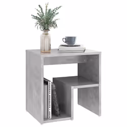 VidaXL 806337 nightstand/bedside table Concrete colour - Additional view 7