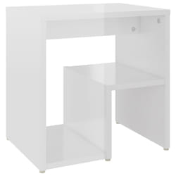VidaXL 806340 nightstand/bedside table White