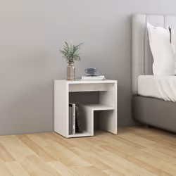 VidaXL 806340 nightstand/bedside table White