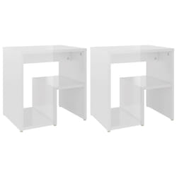 VidaXL 806341 nightstand/bedside table White
