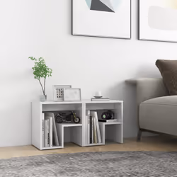 VidaXL 806341 nightstand/bedside table White