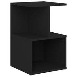 VidaXL 806348 nightstand/bedside table Black