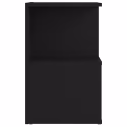 VidaXL 806349 nightstand/bedside table Black - Additional view 5