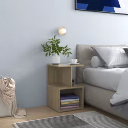 VidaXL 806352 nightstand/bedside table Oak