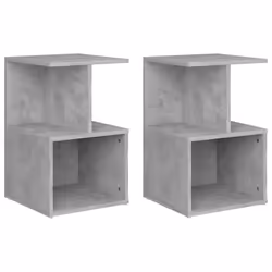 VidaXL 806355, Concrete colour, Wood, 350 mm, 350 mm, 550 mm, 2 pc(s)