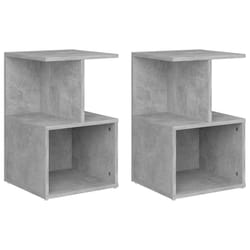 VidaXL 806355 nightstand/bedside table Concrete colour