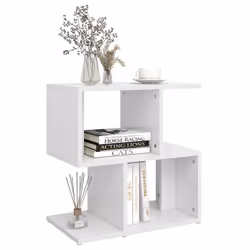 VidaXL 806364 nightstand/bedside table White - Additional view 4