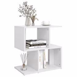 VidaXL 806365 nightstand/bedside table White - Additional view 4