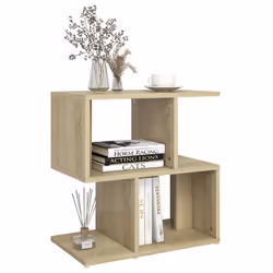 VidaXL 806370 nightstand/bedside table Oak - Additional view 4