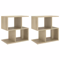 VidaXL 806371, Oak, Wood, 500 mm, 300 mm, 515 mm, 2 pc(s)