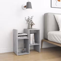 VidaXL 806373 nightstand/bedside table Concrete colour