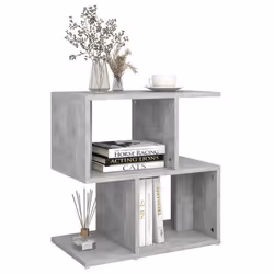 VidaXL 806373 nightstand/bedside table Concrete colour - Additional view 4