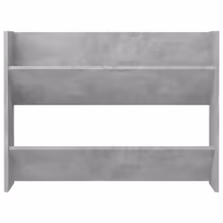 vidaXL 2x Wall Shoe Cabinets Concrete Grey Chipboard Hanging Shoe Rack Shelf - Additional view 6