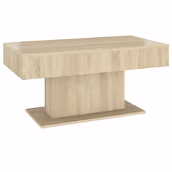 vidaXL Coffee Table Sonoma Oak Engineered Wood Couch Side Center Accent Table