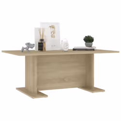 vidaXL Coffee Table Sonoma Oak Engineered Wood Couch End Center Accent Table