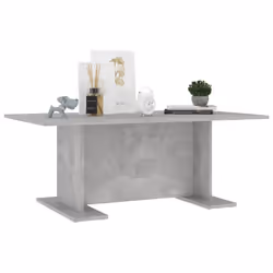 vidaXL Coffee Table Concrete Grey Engineered Wood Couch Center Accent Table