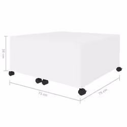 vidaXL Coffee Table White Engineered Wood Home Couch Side Centre Accent Table - Additional view 8