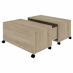 vidaXL Coffee Table Sonoma Oak Chipboard Home Couch Side Centre Accent Table