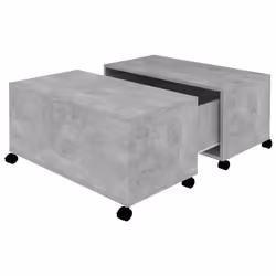 vidaXL Coffee Table Concrete Grey Engineered Wood Couch Centre Accent Table