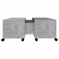 vidaXL Coffee Table Concrete Grey Engineered Wood Couch Centre Accent Table - Additional view 5