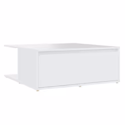 vidaXL Coffee Table White Engineered Wood Couch Side Center End Accent Table