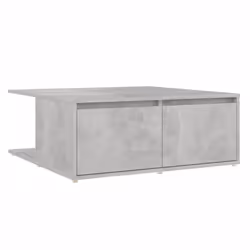 vidaXL Coffee Table Concrete Grey Engineered Wood Couch Center Accent Table