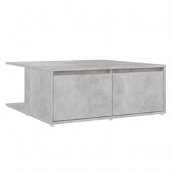 vidaXL Coffee Table Concrete Grey Engineered Wood Couch Center Accent Table