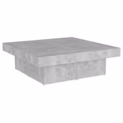 vidaXL Coffee Table Concrete Grey Engineered Wood End Side Center Accent Table