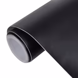 vidaXL Car Film Water Resistant Vehicle Wrap Sticker Sheet Protection Film - matt black, 100 x 150 cm + 50 x 150 cm/ 2 pcs