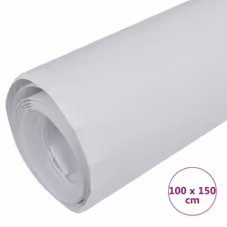 vidaXL Car Film Water Resistant Vehicle Wrap Sticker Sheet Protection Film - matt white, 100 x 150 cm/ 1 pcs