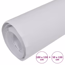 vidaXL Car Film Water Resistant Vehicle Wrap Sticker Sheet Protection Film - matt white, 100 x 150 cm + 50 x 150 cm/ 2 pcs