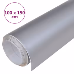 vidaXL Car Film Water Resistant Vehicle Wrap Sticker Sheet Protection Film - matt silver, 100 x 150 cm/ 1 pcs - Additional view 6