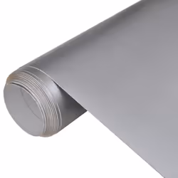 vidaXL Car Film Water Resistant Vehicle Wrap Sticker Sheet Protection Film - matt silver, 100 x 150 cm/ 2 pcs
