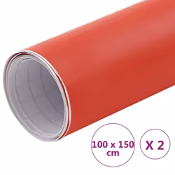 vidaXL Car Film Water Resistant Vehicle Wrap Sticker Sheet Protection Film - matt red, 100 x 150 cm/ 2 pcs - Additional view 3