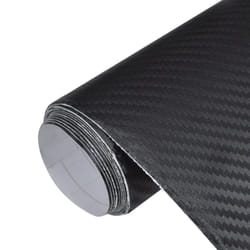 vidaXL Car Film Matt 3D Water-Resistant Wrap Sticker Sheet Protection Film - black, 100 x 150 cm/ 1 pcs