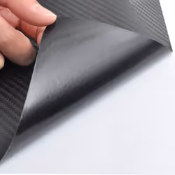 vidaXL Car Film Matt 3D Water-Resistant Wrap Sticker Sheet Protection Film - black, 100 x 150 cm + 50 x 150 cm/ 2 pcs - Additional view 6