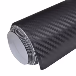 vidaXL 2x Car Films 3D Black Wrap Sticker Sheet Vehicle Decor Protection Film - Additional view 5