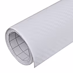 vidaXL Car Film Matt 3D Water-Resistant Wrap Sticker Sheet Protection Film - white, 100 x 150 cm/ 1 pcs