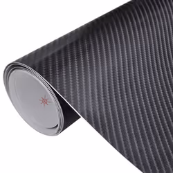 vidaXL Car Film Matt 4D Water-Resistant Film Sticker Sheet Protection Film - black, 100 x 150 cm + 50 x 150 cm/ 2 pcs