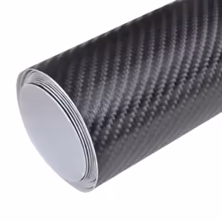 vidaXL Car Film Matt 4D Water-Resistant Film Sticker Sheet Protection Film - black, 100 x 150 cm + 50 x 150 cm/ 2 pcs