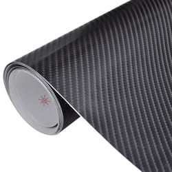vidaXL Car Film Matt 4D Water-Resistant Film Sticker Sheet Protection Film - black, 100 x 150 cm/ 2 pcs